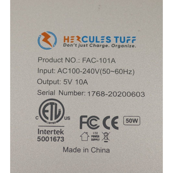 DOK Hercules Tuff Charging Station Multi Port 6 Devices USB Ports DOK06S - Picture 9 of 10